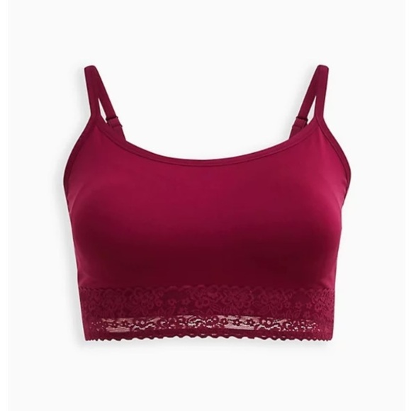 TORRID NWT LIGHTLY LINED SEAMLESS LACE BAND BRALETTE - Picture 5 of 6